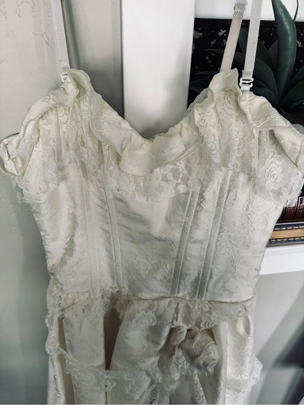 Dark in Love Ruffled Mini Dress Medium - Picture 3 of 7